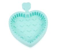 DRESSOOS Silicone Makeup Brush Cleaning Pad 1-piece Light Green Makeup Tool Scrubber for Girls Easy Cleaning Mat for Daily Use