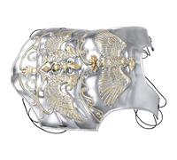 DRESSOOS Silver Roman Armour Prop Breastplate Lightweight Material with Realistic Design , Easy Maintenance for Men and Women for Masquerade and Collector Displays