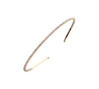 DRESSOOS Simple Diamond Headband Fashion Crystal Hair Hoop Women Hair Accessory for Party Performance Elegant Headdress for Weddings