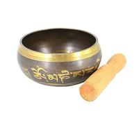DRESSOOS Singing Bowl Set for Meditation Home Decor Design 14.5cm Sound Therapy Bowl with Mallet