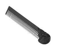 DRESSOOS Skull Design Hair Comb Zinc Alloy Beard Styling Tool Men's Hairdressing Accessory Compact Pocket Comb Professional Beard Styler