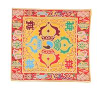 DRESSOOS Sound Bowl Mats for Yoga Ritual Mat Tassels Buddhism Pad Dual-layer Meditation Cushion Religious Bowl Prop