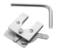 DRESSOOS Stainless Steel Bump Lock for Cage Gate Latch Safety Latch for Pet Cage Heavy Duty Barrel Bolt for Gate Lock in Fence