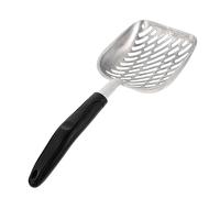 DRESSOOS Stainless Steel Cat Litter Scoop Pet Waste Cleanup Tool Wide Mouth Design for Efficient Litter Management and Hygiene for Cat Owners