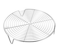 DRESSOOS Stainless Steel Steamer Insert Vegetable Steamer Basket round 3-leg Cooking Rack with Good Ventilation and Easy to Take Design for Home Interior Kitchen Use