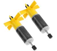 DRESSOOS Submersible Pump Rotor Impeller Replacement, Plastic and Magnet Material 2pcs Durable for Hot Tub Pump Household Fish Tanks Aquariums