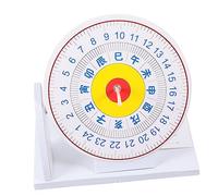 DRESSOOS Sundial Clock Model Equatorial Plastic Scientific Sundial for Garden Decor Time Measurement Tool for Educational Use for Science Projects and Home Decoration