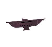 DRESSOOS Swallow-shaped Piano Code Wooden Guitar Bridge Replacement Acoustic Guitar Saddle
