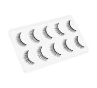 DRESSOOS Thick Dense Fiber Eyelashes 5 Pairs Russian Strip Lashes False Eyelash Extension