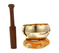 DRESSOOS Tibetan Singing Bowl Meditation Buddha Sound Bowl for Zen Buddhism Relaxation