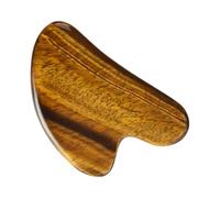 DRESSOOS Tiger's Eye Gua Sha Massage Tool Dolphin Shape, Body Scraping Board for Relief, Natural Stone Scraper for Wellness and Relaxation Therapy