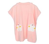 DRESSOOS Toddler Hooded Bathrobe Absorbent Robes with Fun Crown Star Pattern Kids Towels