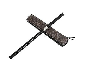 DRESSOOS Two-section Flute Ocarina Instrument Beginner Flute Flutes Flute Bag Fife Instrument Open Hole Flute Pan Flute Cool Flute Case Flute Recorder Instrument Tenor Black