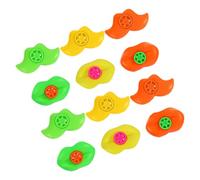 DRESSOOS Unique Mustache and Lip Whistle Wacky Noise Maker Party Favor Safe Plastic Whistles for Birthdays and Casual Gatherings Fun Musical for All Ages