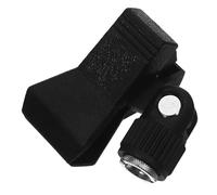 DRESSOOS Universal Microphone Clip Holder for Handheld and Wireless Mics Adjustable Mic Clamp Strong Grip 1 Piece