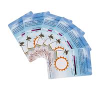 DRESSOOS Uv Testing Strip Kit 6 Pieces Light Effects Cards for Uv Identifying Light Bulb Testing