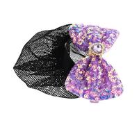 DRESSOOS Versatile Sequin Hair Bun Nets for Girls Ballet and Latin Dance Hair Accessories Secure Hold Effortless Updos Colourful Bun Covers for Young Dancers