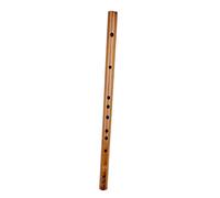 DRESSOOS Vertical Wooden Flute Traditional Chinese Dizi for Beginners Key e Lightweight Bamboo Construction Safe and Durable Music Instrument for Learning and Performance