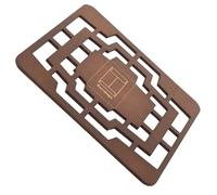 DRESSOOS Vintage Hollow Envelope Template Stencil Wooden Craft Envelop Maker Stencils for DIY Greeting Card Making for Scrapbooking and Lettering