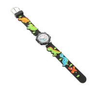DRESSOOS Watch with Dinosaur Pattern Round Dial Plastic Strap Lightweight Student Wristwatch for Boys and Learning