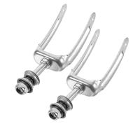 DRESSOOS Wheelchair Parts of Zinc Plated Iron Steel Front Wheel Fork Bracket Compatible Electric Manual Wheelchairs