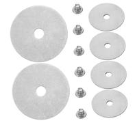 DRESSOOS Wind Instrument Screws and Washers for Flute Repair Kit Metal Flute Gasket Replacement Kit Stainless Steel Screws and Fixing