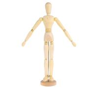 DRESSOOS Wooden 3d Movable Joint Puppet Model 16 Inch Sketch Artist Manikin Figure for Drawing Painting and Art Decoration Craft Supplies