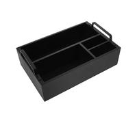 DRESSOOS Wooden Coffee Station Organizer Box with Compartments for Coffee Accessories for Countertop Stable and Practical and Syrup Organizer