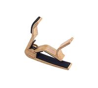 DRESSOOS Wooden Grain Guitar Capo Adjustable Clamp for Acoustic and Electric Guitars Easy Trigger Design Suitable for Ukulele