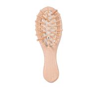 DRESSOOS Wooden Hair Brush for Women Scalp Massage Comb Cushion Natural Beech Paddle Brush for Home Hotel