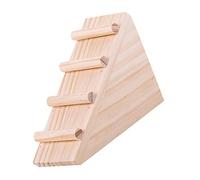 DRESSOOS Wooden Hamster House Ladder Decorative Accessory Multi-functional Hideout
