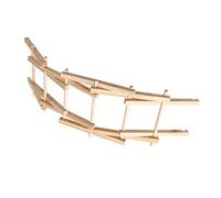 DRESSOOS Wooden Handmade Arch Bridge Science Project for DIY Educational Stem Assembly for Boys and Safe Smooth Finish Enhances Hands Skills and Creative Play