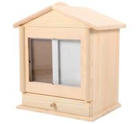 DRESSOOS Wooden Pet Urn for Ashes Stylish Memorial Container with Secure Closure for Dog Cat Wooden Keepsake Box with Elegant Design Pet Funeral Tribute