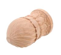 DRESSOOS Wooden Pineapple Post Finials 3.54In Unfinished Decorative Staircase Newel Caps with Solid Wood Sphere Tops for Porch Deck Balusters Victorian Style