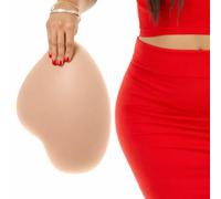 DressTech Drag Queen Hip Pads | Silicone Drag Queen Hip Padding & Shapewear for Crossdressers | Provides Instant Feminine Curves & Enhances Transgender Clothing Fit | Short Size C | Fair