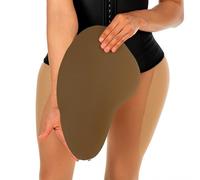 DressTech Drag Queen Hip Pads | Silicone Drag Queen Hip Padding & Shapewear for Crossdressers | Provides Instant Feminine Curves & Enhances Transgender Clothing Fit | Standard Size E | Medium Olive