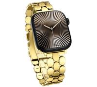 Dressy Band for Apple Watch 40mm 41mm 42mm 38mm for Women, Designer Band for Apple Watch Series 10,Se,9,8,7,6,5,4,3,2,1 for iWatch, Matte Brushed Finishing Silver Gold