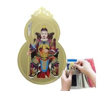 Dreuhuing 2026 Tai Sui Card | Auspicious Charm Chinese Tai Sui Card,2026 Attracting Wealth Display Metal Ornament for Nightstand Bookshelf Bedroom Travel Dorm