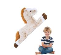 Dreuhuing Horse Plush - Simulation Horse Toy,Cute Soft Huggable 21inch Pillow Educational Collectors' Display for Kids Easter School Farm Toddler Ages 1-3 Baby Family Girls