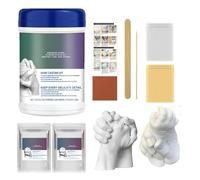 Dreuhuing Moulding Memories D-IY Hand Casting Kit, D-IY Plaster Statue Molding Kit, Hand Sculpture Kit Hands Casting Kit, Couple Creative Family Couples Hand Molding Kit, for Couples, Kids, Adults