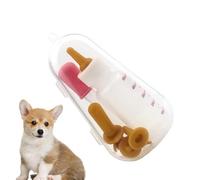 Dreuhuing Pet Medicine Feeder - Portable Silicone Head Tool | Kitten Feeding Bottle - for Kittens Cats Home Feeding