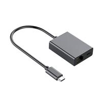 Dreuhuing Plug And Play Ethernet Adapter, Portable 1000Mbps Fast Network Ethernet Adapter, Enhanced Connectivity Computer Accessories, Phone Supplies for Home, Travel, Outdoor Use