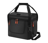 Dreuhuing Portable Power Station Bag | Power Station Carrying Bag for Travel - Front and Side Pockets Organizer Waterproof Bottom for Men Women Adults Teens Outside Enthusiasts