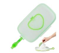 Dreuhuing Refillable Wipes Container, Portable Wet Tissue Dispenser Travel Wipes Case, Multipurpose Wet Wipe Container Reusable Wipes Container for Home Travel