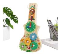 Dreuhuing Sensory Activity Board,Violin Wooden Fun Learning Game,Kids Learning Activities | for Christmas Birthday Halloween Party Home Playroom Activity School Travel Holiday Nursery Indoor