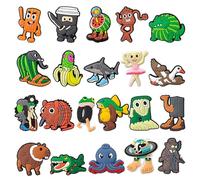 DreUPre Shoe Charms for Clogs, Italian Brainrot Shoe Charms Set, Weird & Fun Charm Set, Novelty Shoe Decorations, Gag Gifts for Teens & Adults, 21 Pack