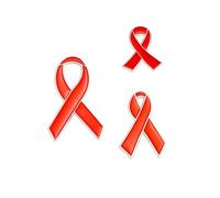 Dreuyet 3 Pcs Awareness Ribbon Brooch Pins Set Cause Awareness Enamel Lapel Pin Prevention and Awareness Ribbon Pin Jewelry Leukemia Multiple Sclerosis Lymphoma Awareness Breast Cancer Awareness