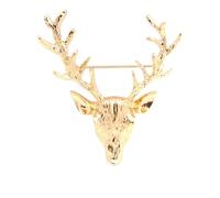 Dreuyet Christmas Brooch Pins for Women Crystal Christmas Tree Bell Snowflake Lollipop Reindeer Enamel Brooches Holiday Party Gift, M, Zinc, cubic zirconia