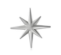 Dreuyet Star Brooch for Women Men Simple Minimalist Starburst Lapel Pins Sparkly Crystal Rhinestones Stars Brooches Hat Bag Suit Tie Clothes Elegant Dress Accessories Jewelry, Middle, Alloy Steel, no