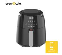 Drew&Cole Air Fryer 4L - 8-in-1 Digital Air Fryer - 4 Litre Capacity - 8 Pre-Set Programmes - Cook with Less Oil & Fat - Easy Cooking - Ideal Kitchen Appliance for Smaller Families & Couples